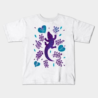 Purple Crocodile Kids T-Shirt